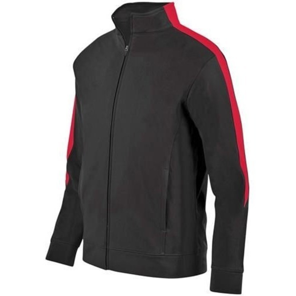Augusta Sportswear Youth Medalist Full Zip Jacket 2.0 #4396 Black/Orange - Small